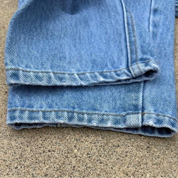 Vintage 90’s Lawman Jeans Bareback Barrel Leg High-Rise Pleated Front 22 W 28 L - Picture 7 of 12